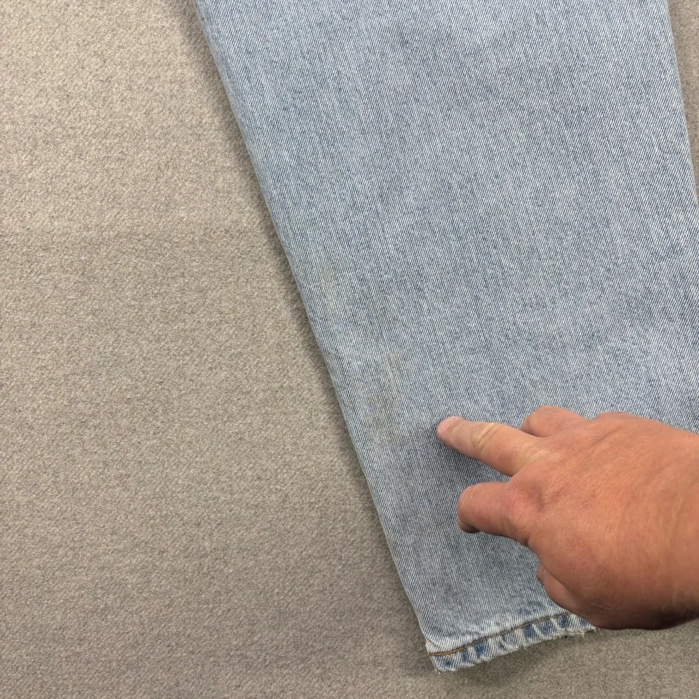 Vintage 90s Levis 545 Jeans Mens 38x30 (Actual) Light Wash Loose Straight FLAW‎